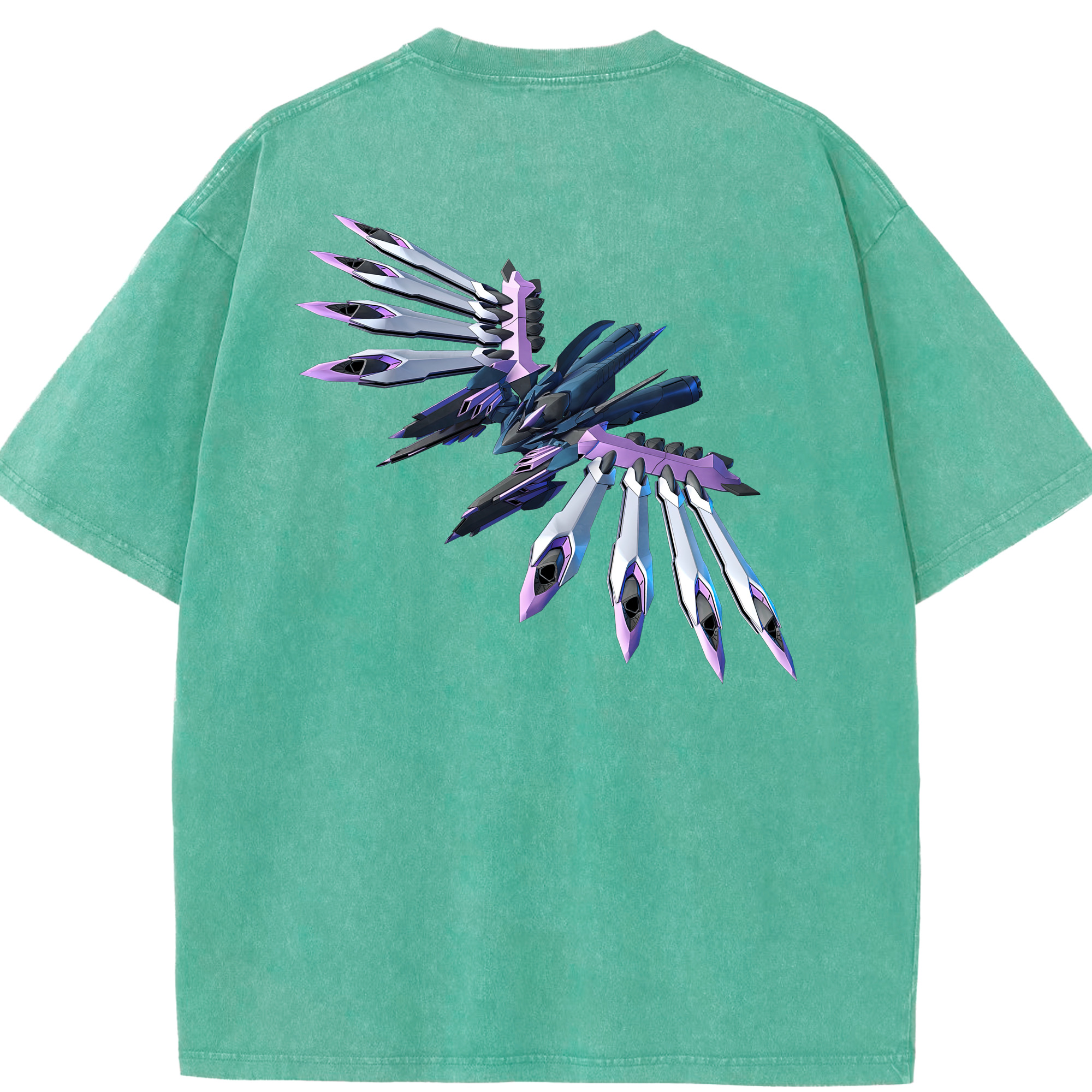 （画像用） 機動戦士ガンダム Mobile Suit Gundam 綿100% ヴィンテージ風 半袖Tシャツ（背面プリント）